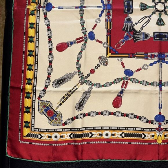 Cartier Silk Twill Jewelry Print Scarf - Picture 5 of 14